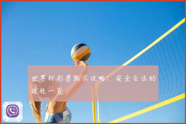 世界杯彩票购买攻略:安全合法的途径一览