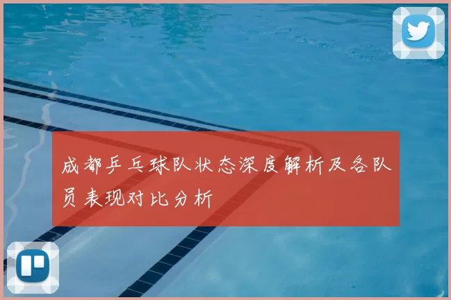 成都乒乓球队状态深度解析及各队员表现对比分析