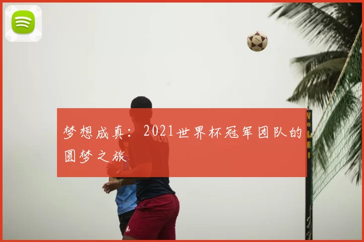 梦想成真:2021世界杯冠军团队的圆梦之旅